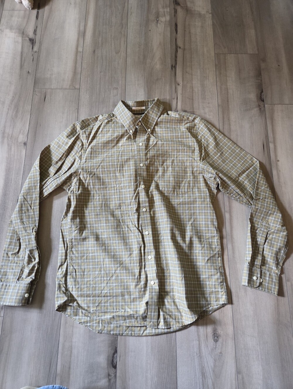 Lands' End Men's Plaid Button-Down Shirt